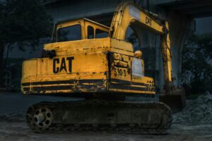 Image of Caterpillar backhoe