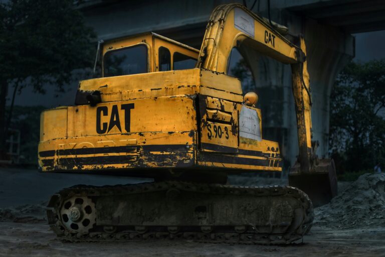 Image of Caterpillar backhoe